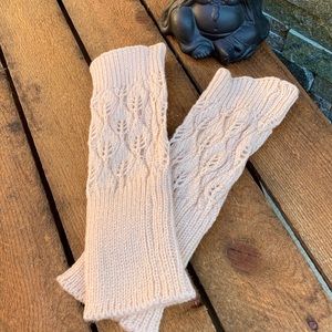 ✨OPEN WEAVE KNIT HAND WARMER FINGERLESS GLOVES W/THUMBHOLES